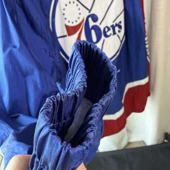 Mitchell & Ness 76ers Hardwood Classics Windbreaker Jacket XL - Picture 14 of 15